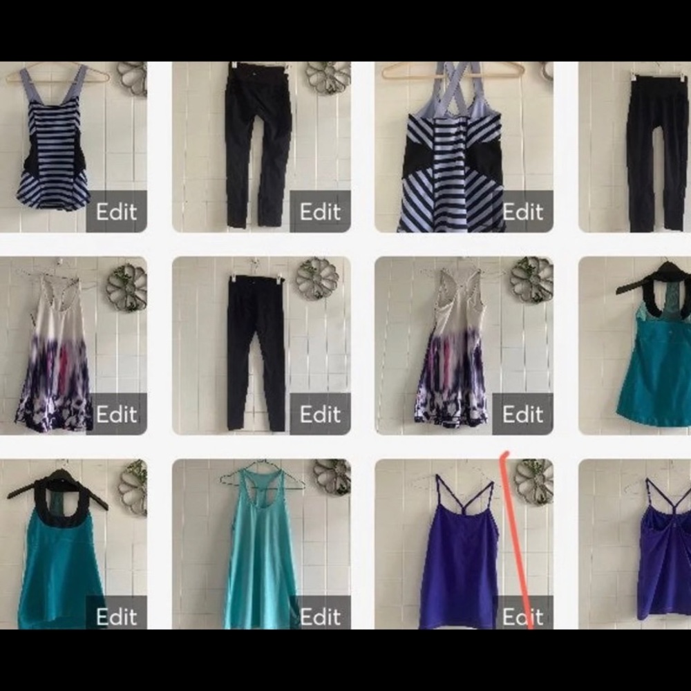 Lululemon Athletica Bundle Of Seven Size Small